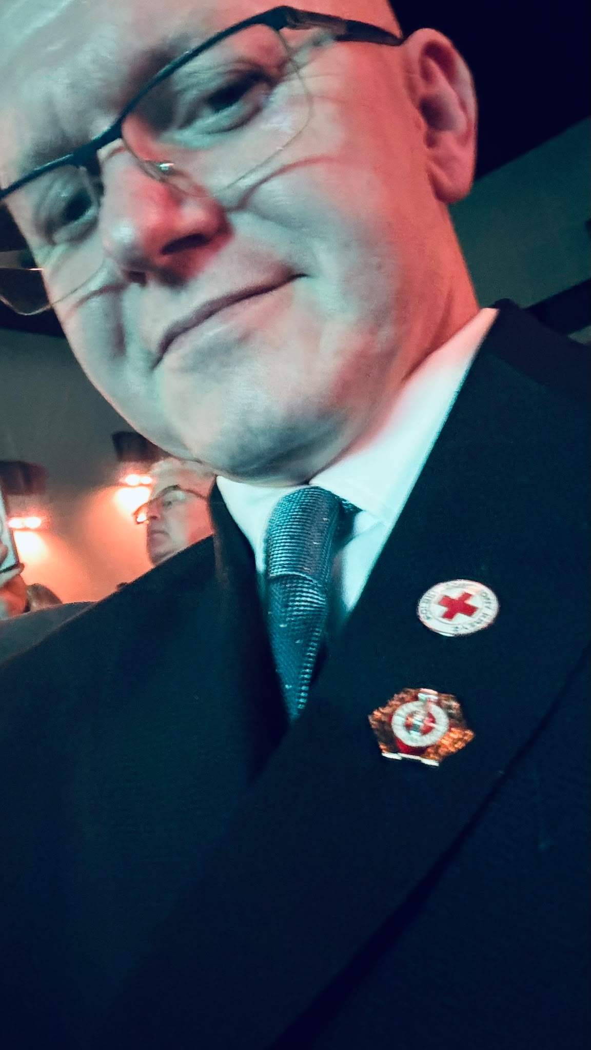 Przemysław Godek podczas jubileuszowej gali Cechu
